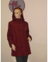 Marella - dámský kabát vínový