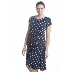 TE-1 -šaty retro puntík