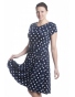 TE-1 -šaty retro puntík