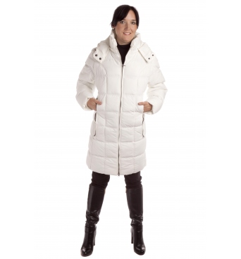 5158 - dámský kabát bílý