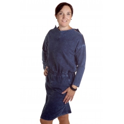 Milena  - dámské šaty džínové