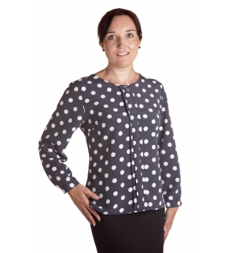 Szyna - dámská halenka puntík