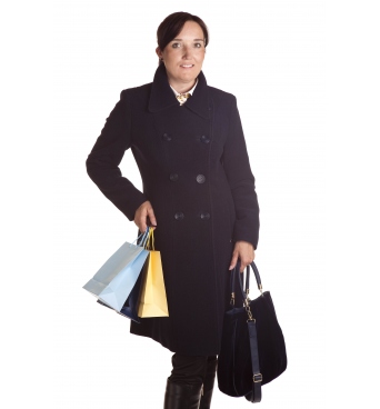 TP 11 - dámský kabát dvouřadý