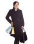 TP 11 - dámský kabát dvouřadý