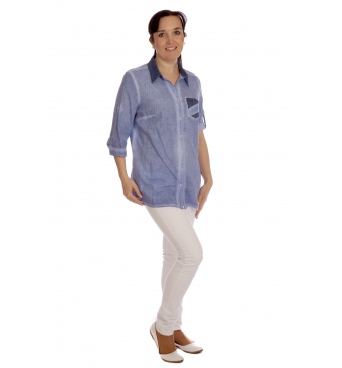 Drum 3- dámská košile jeans