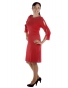 MD1726-62 - dámské červené šaty