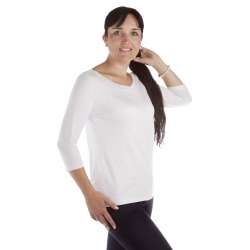 DAM 351 - dámské jednobarevné tričko s 3/4 rukávem