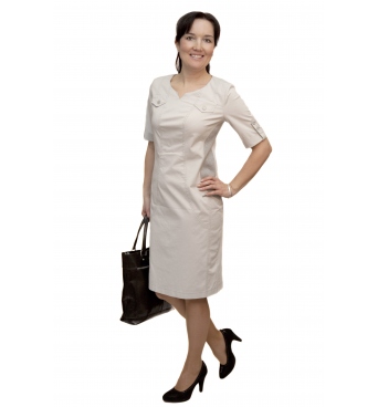 A3003 - dámské bavlněné šaty