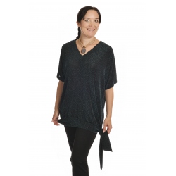 Lurex -  dámská společenská halenka