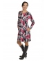 K019-512S - dámské šaty malinový vzor