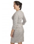 NM 161-14 - dámské šaty tmavě šedá melanž