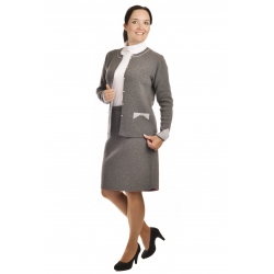 AL1981+387 - dámský elegantní úpletový kostým