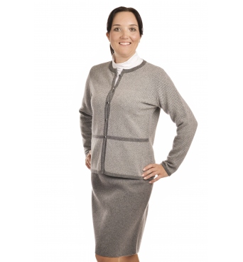 AL1157 - dámský úpletový kabátek vzor