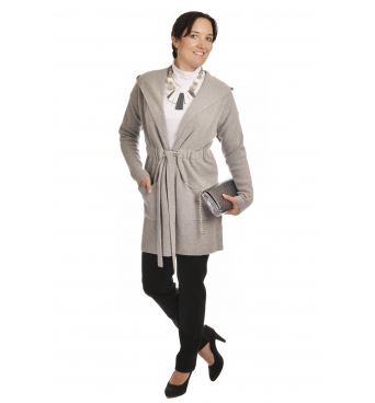 IM2726 - dámský dlouhý vlněný kardigan