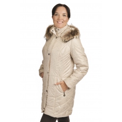 Jagoda - dámská béžová zimní bunda