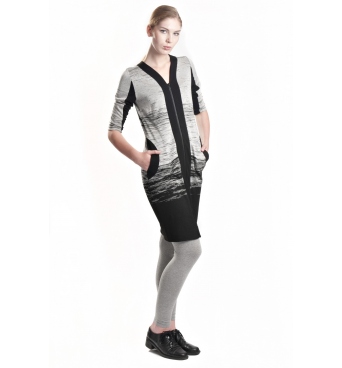 D3521 - Dámské propínací šaty