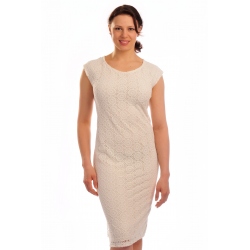 D3147   - krajkové dámské šaty s kabátkem