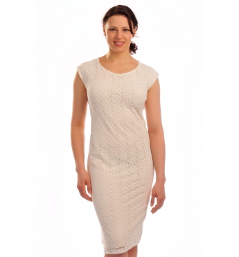 D3147   - krajkové dámské šaty s kabátkem