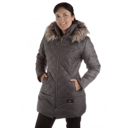 Pikowka - dámská delší bunda s kožíškem