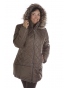Pikowka - dámská delší bunda s kožíškem