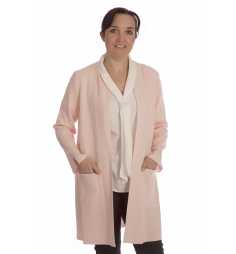 Neptun - dámský růžový kardigan