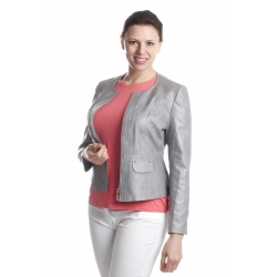 ST400 - dámské šedé sako chanel 