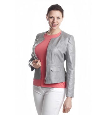 ST400 - dámské sako satén chanel