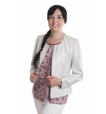 ST400 - dámské sako satén chanel