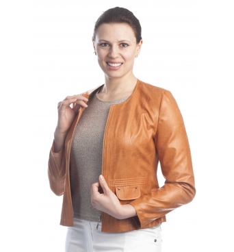 ST400 - dámské sako satén chanel