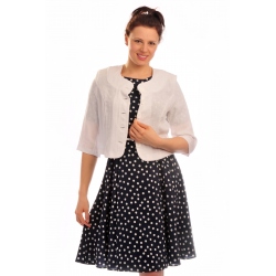 BE001 - chanel - dámské lněný kabátek