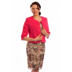 BE001 - chanel - dámské lněný kabátek