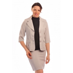 BE003 - Safari -  dámské lněné sako  