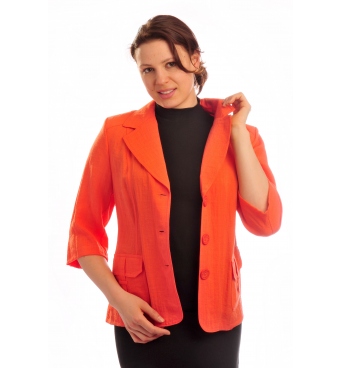 BE003 - Safari -  dámské lněné sako  