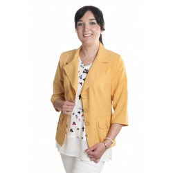 BE003 - Safari -  dámské lněné sako  