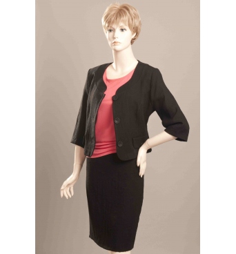 BE008 - dámská sukně lněná