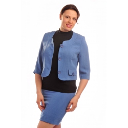 Chanel - dámský letní lněný kostým