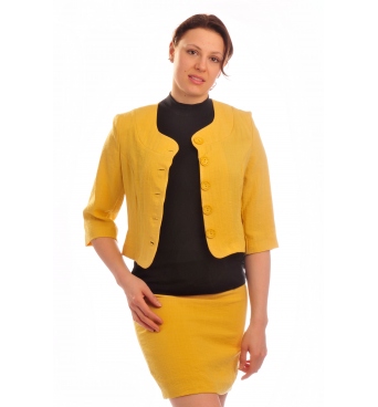 Chanel - dámský letní lněný kostým