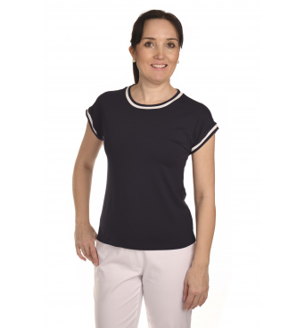 K020-205B - dámské tmavě modré tričko