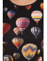 K020-136T - dámské tričko balony černé