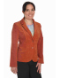 ST120 - dámské manšestrové sako pomerančové