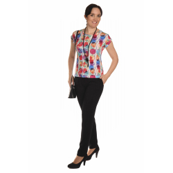 K020-147T - dámské tričko barevné koule