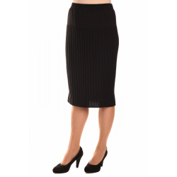 M9872 - dámská sukně plisé černá