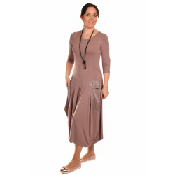 Teresa - dámské dlouhé šaty s aplikací