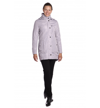 Maroko - dámská světle šedá přechodová bunda