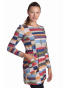 Weko - dámská dlouhá tunika barevné pruhy
