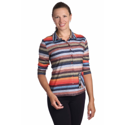 Fashion - dámská košile barevné proužky