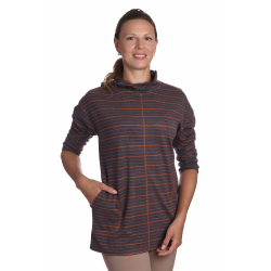 Il Tutto - dámská hnědá tunika se stojákem