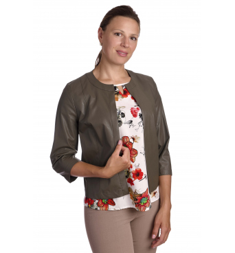 Green - dámské zelené bolerko