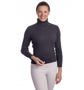 KR025 - dámský jednobarevný rolák tmavomodrý