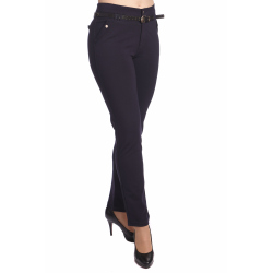 Lafei-Nier  - dámské tmavomodré elegantní kalhoty